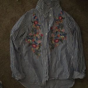 Button up shirt long sleeve